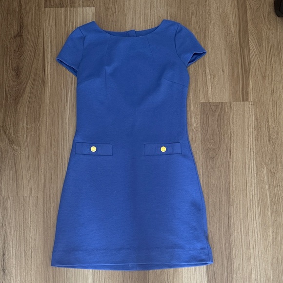 Lilly Pulitzer Vibrant Blue Ribbed Knit Dress - Picture 1 of 4